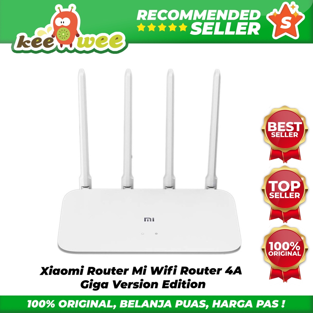 Jual Xiaomi Router Mi Wifi Router 4a Giga Version Edition Shopee