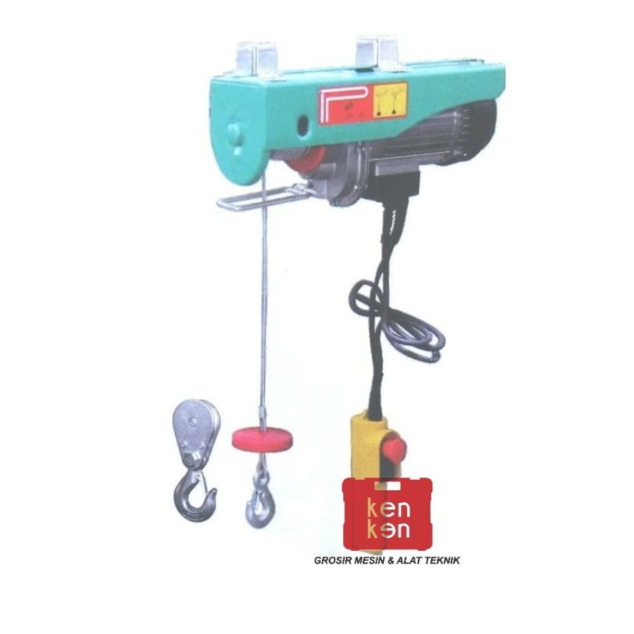 Jual Electric Hoist 500 Kg Katrol Elektrik Takel Listrik PA500 Wire