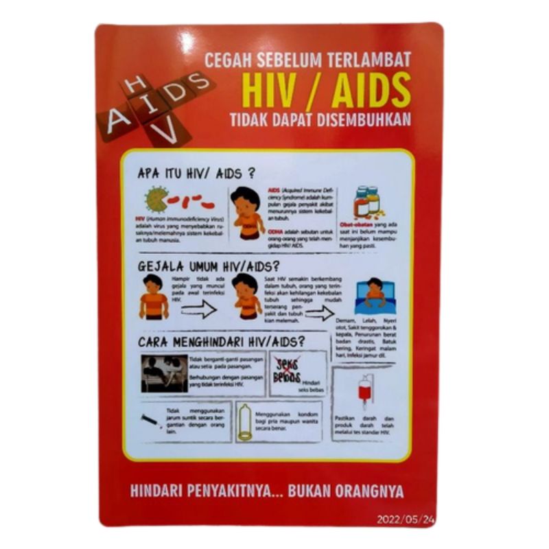 Jual Poster Cegah Sebelum Hiv Aids kode 12 | Shopee Indonesia