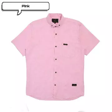NUMAKENA Kemeja Pria Lengan Pendek Polos
