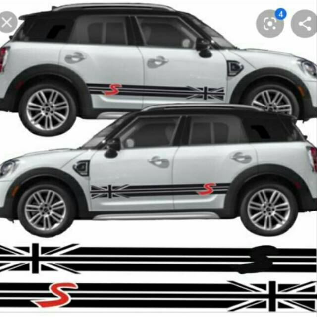 Jual Promo stiker Mobil mini cooper s stiked bodisampainh mini cooper ...