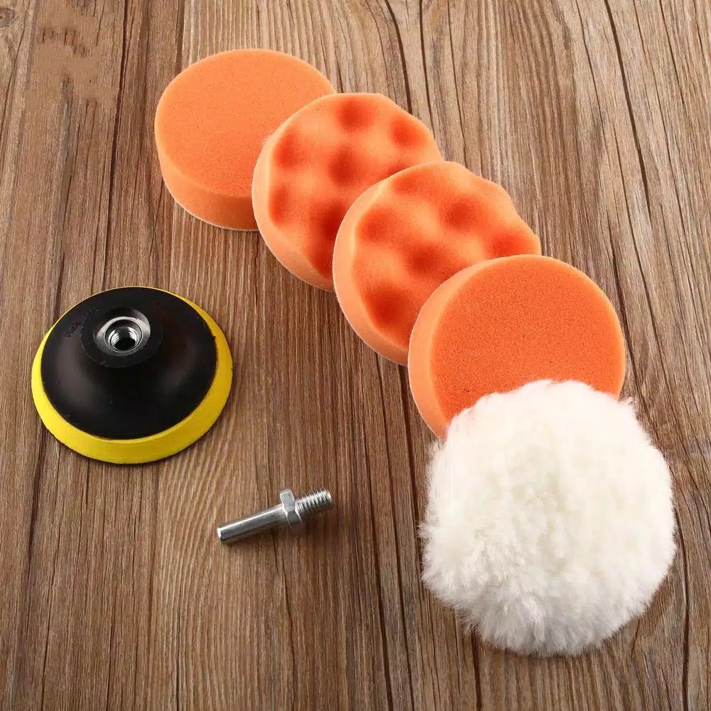 Jual Busa Pad Buff kit 7PCS Backing Pad dan Drill Adapter Poles untuk ...