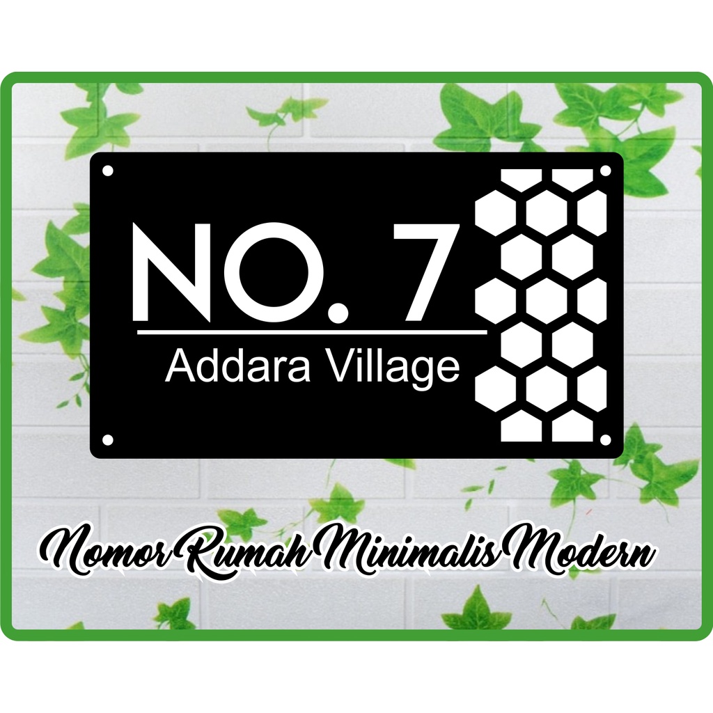 Jual PAPAN NOMOR RUMAH AKRILIK | NOMER RUMAH AKRILIK | NO RUMAH AKRILIK
