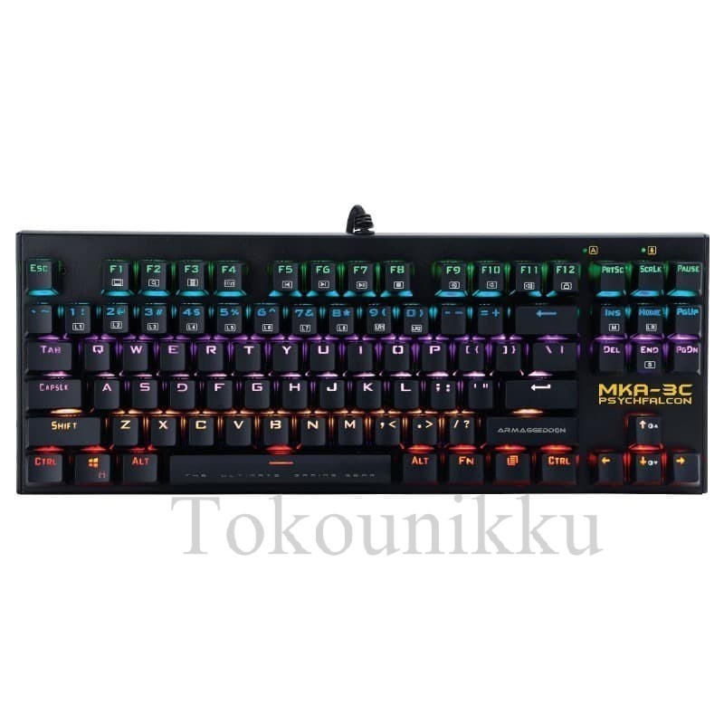 Jual Keyboard Gaming Mechanical Armaggeddon MKA-3C PSYCHFALCON Wired ...