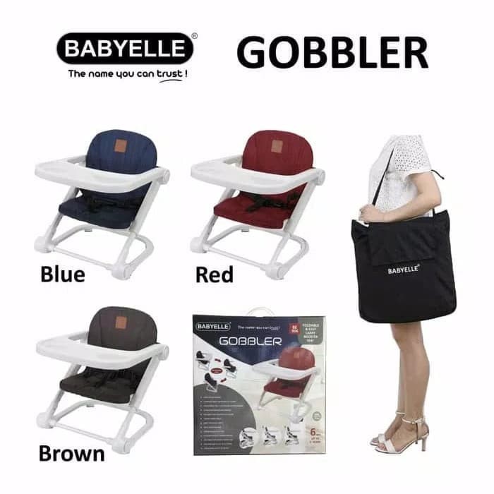 Jual Booster seat babyelle gobbler easy carry kursi makan bayi baby elle gobbler bisa dilipat BARU Shopee Indonesia