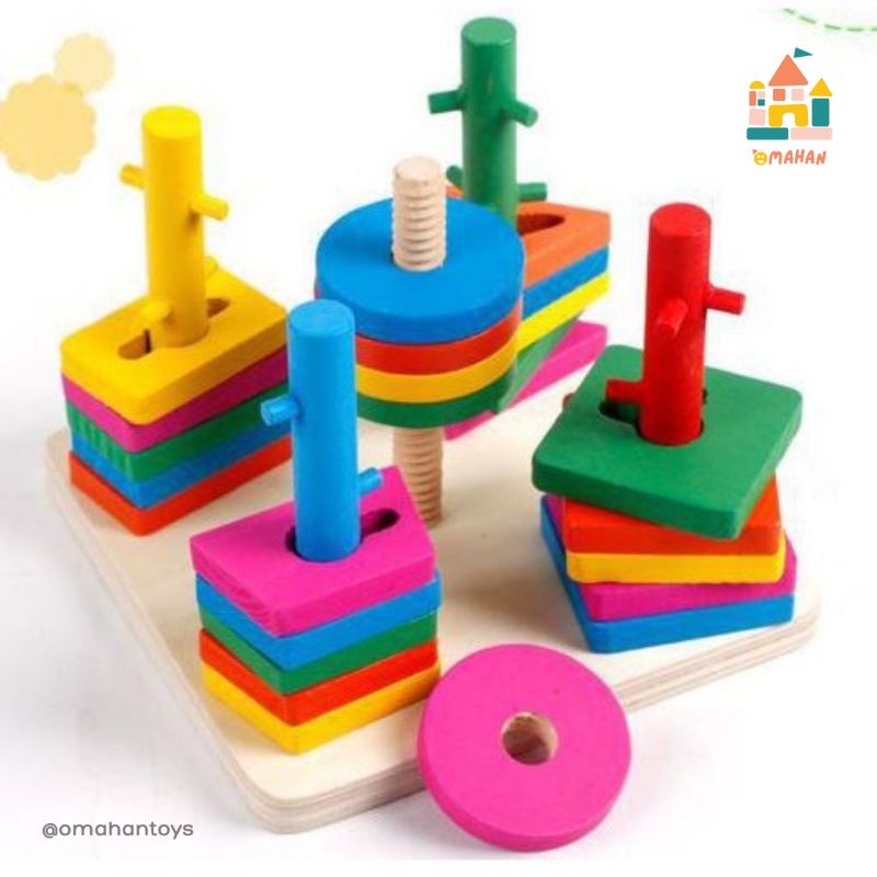 Jual Menara Kayu 5 Kunci | Shopee Indonesia