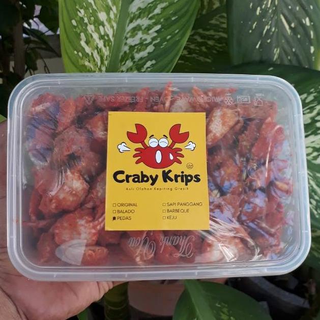 Jual KODE 4937 BABY CRAB Craby Krips JUMBO KEMASAN BOX 100 GR ASLI TANGAN PERTAMA Shopee