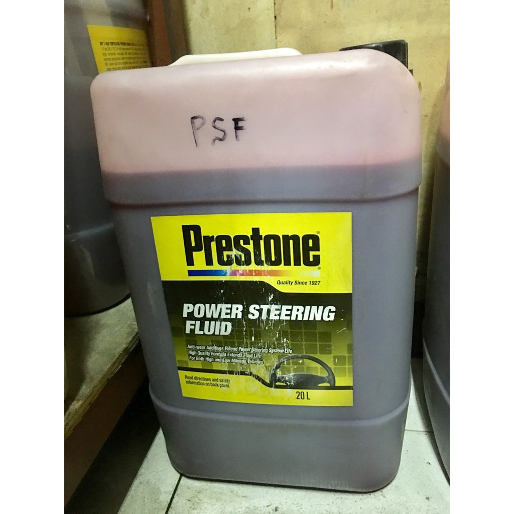 Jual Prestone Power Steering Fluid PSF kemasan jerigen 20ltr Shopee