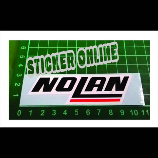 Jual Sticker cutting helm helmet logo nolan | Shopee Indonesia