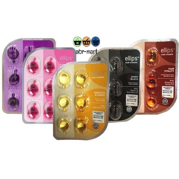 Jual ELLIPS HAIR VITAMIN - ELLIPS VITAMIN RAMBUT [ 1 LEMBAR ISI 6 PCS ...