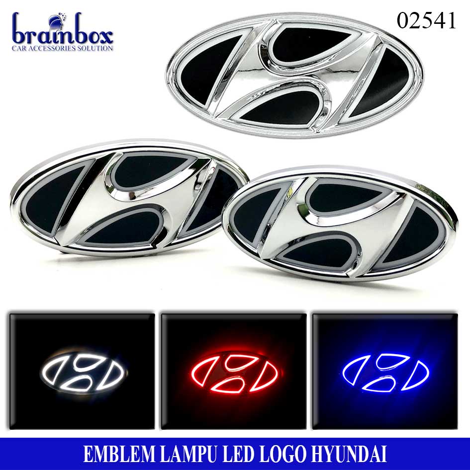 Jual HIGH QUALITY Car Logo Light Hyundai Emblem Mobil Lampu Car Logo