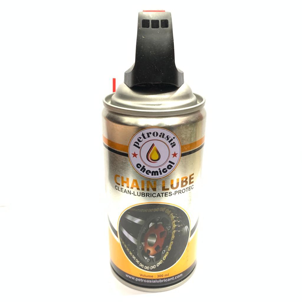 Jual CHAIN LUBE CHAINLUBE 300ML PELUMAS RANTAI SEPEDA MOTOR PETROASIA