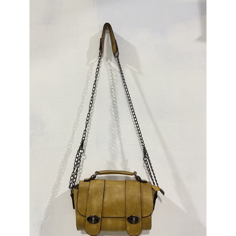 Jual tas kulit kuning | Shopee Indonesia