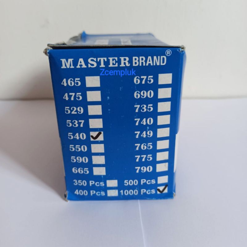 Jual Paku Rivet Merk Master Brand FB - 540 , Ukuran 4mm X 11mm 1000pcs ...