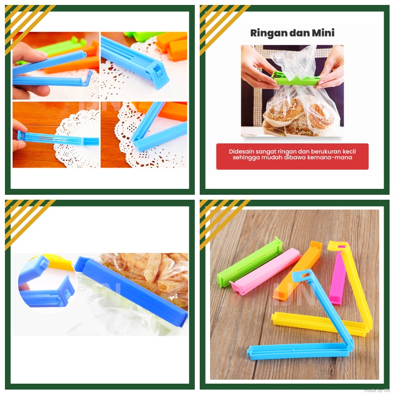 Jual Clip Food Sealing Klip Segel Serbaguna Jepitan Bungkus Makanan ...