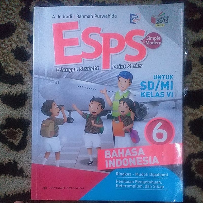 Jual Buku Esps Bahasa Indonesia Kelas 6 (second) | Shopee Indonesia