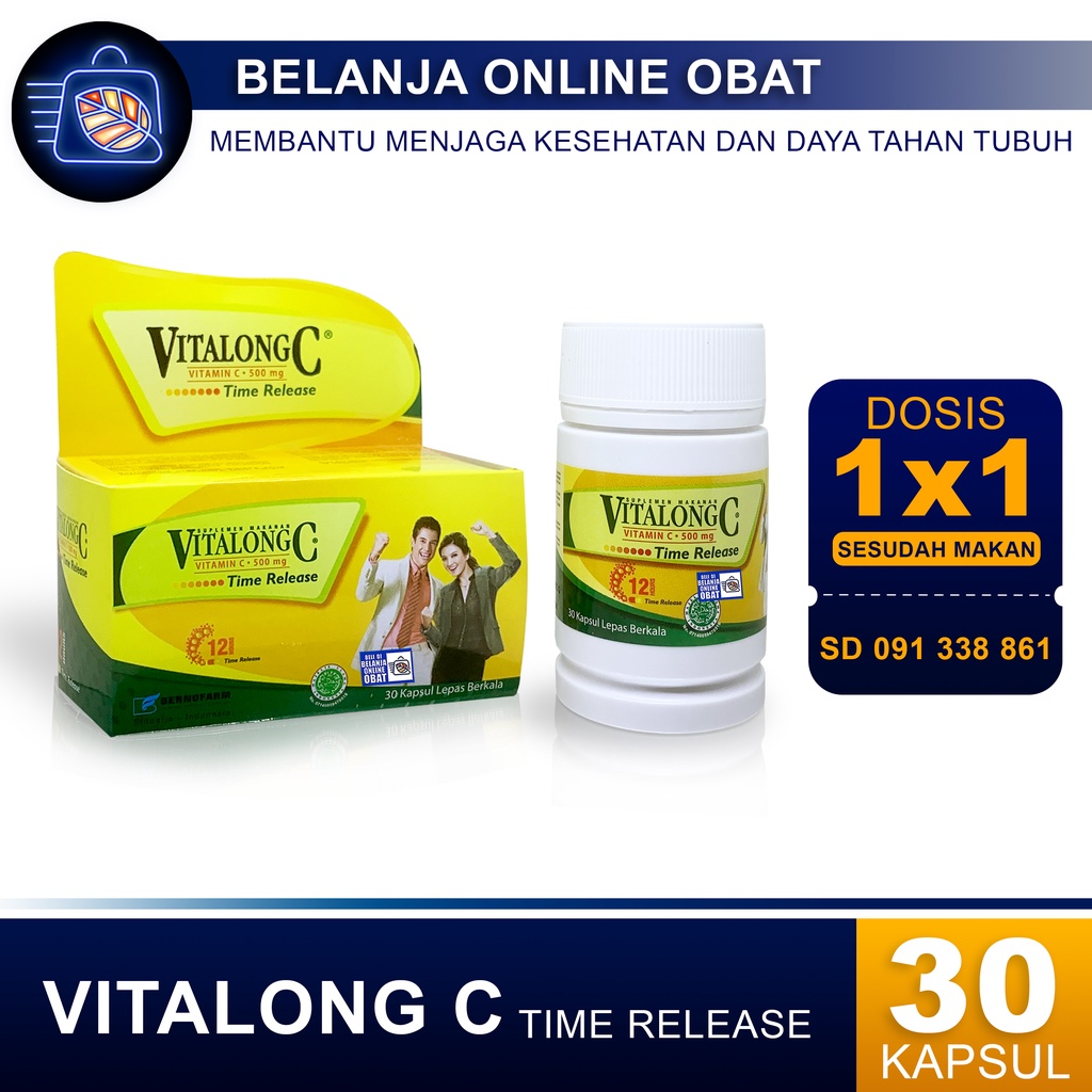 Jual VITALONG C TIME RELEASE // Meningkatkan Daya Tahan Tubuh | Shopee ...