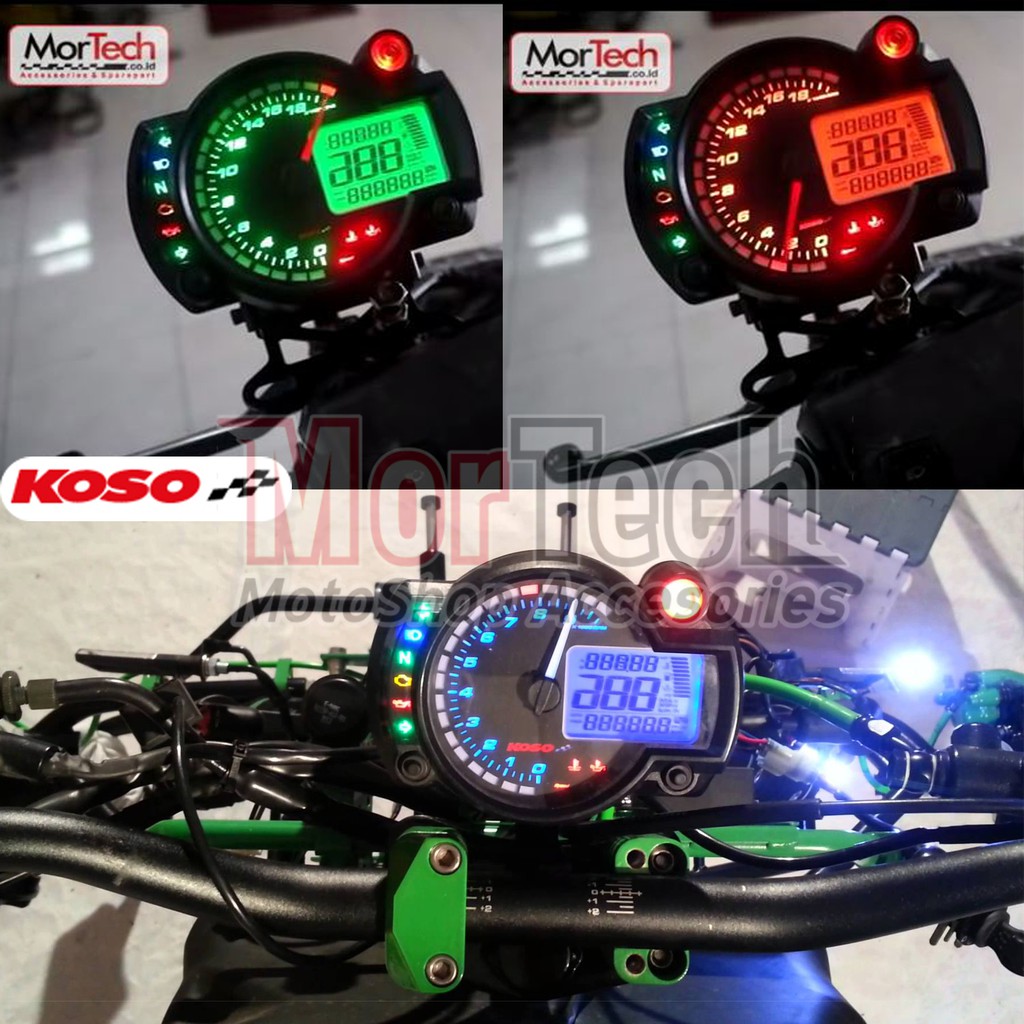 Jual Speedometer RX2N Original KOSO Digital LED Spido Spidometer Motor