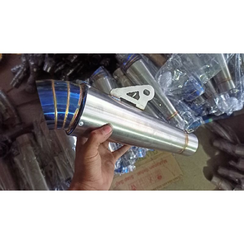 Jual knalpot kompetisi jigsaw corblue polos keong sarteng ngeter ngeter ...
