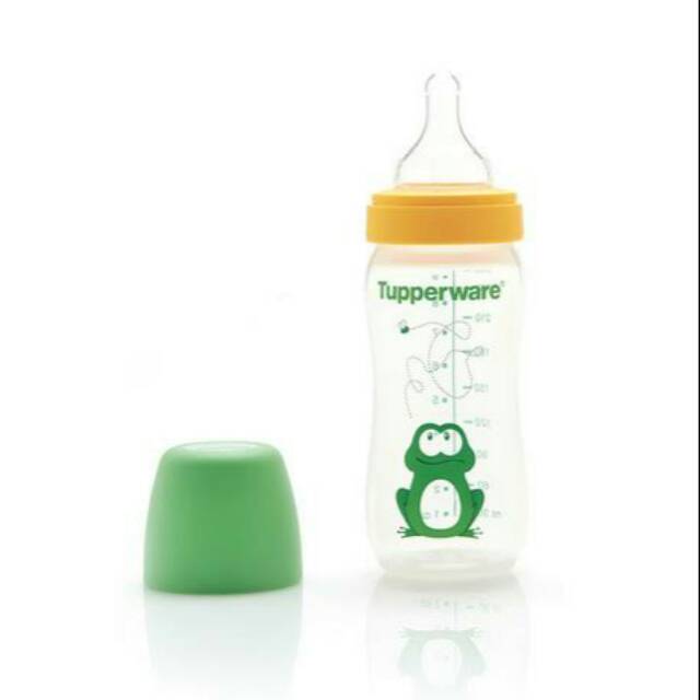 Jual Tupperware Botol Susu Bayi Cutie Twee Frog 270ml | Shopee Indonesia