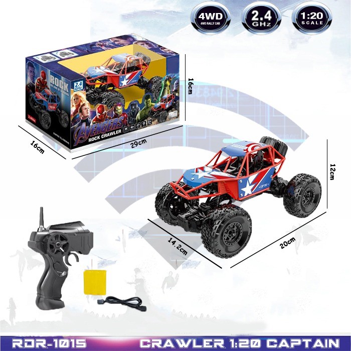 Jual RC Rock Crawler Offroad (Captain) Mobil Remote Control Radio ...