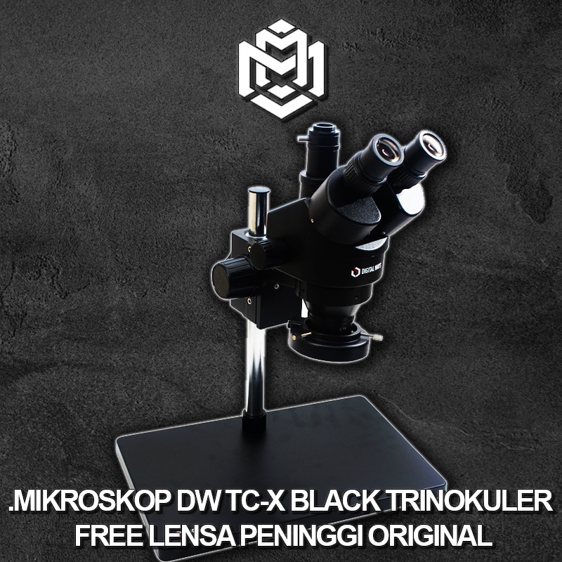 Jual Mikroskop DW TCX Black Trinoculer Free Lensa Peninggi Original