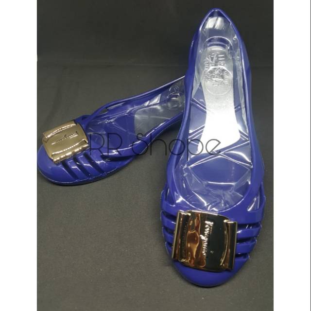 Harga sepatu salvatore ferragamo jelly original sale