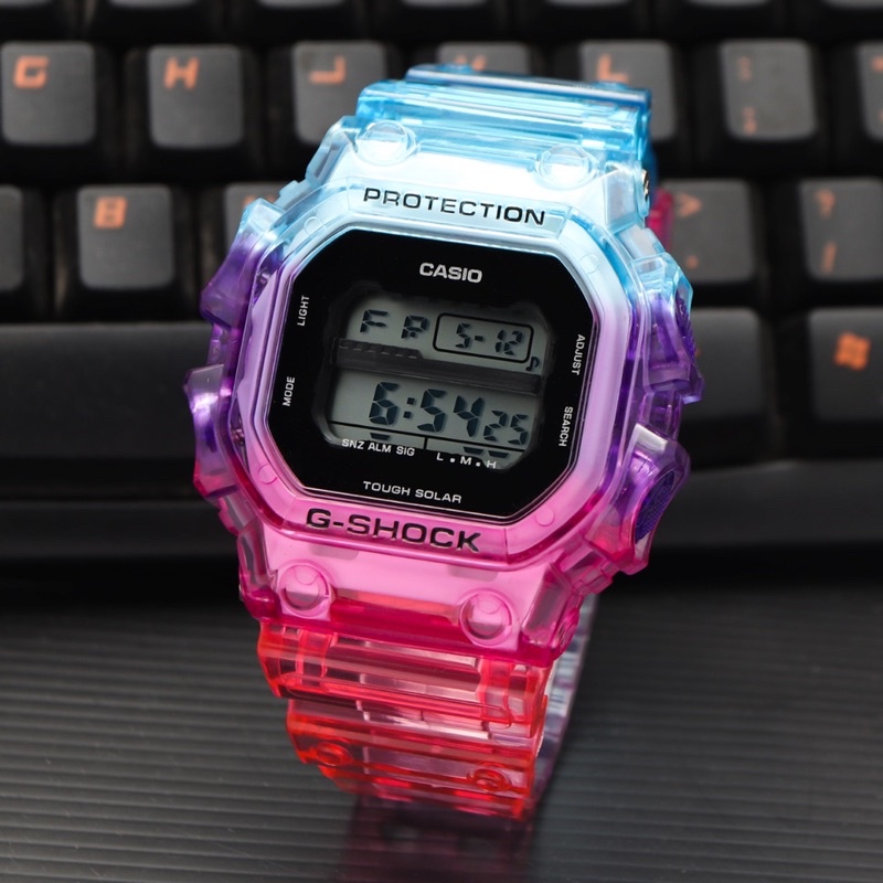 Gshock cheap jelly merah