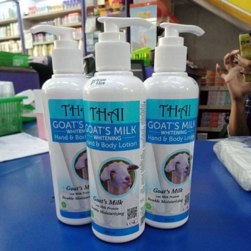 Jual THAI WHITENING GOAT'S MILK HAND & BODY LOTION 250ML Shopee Indonesia