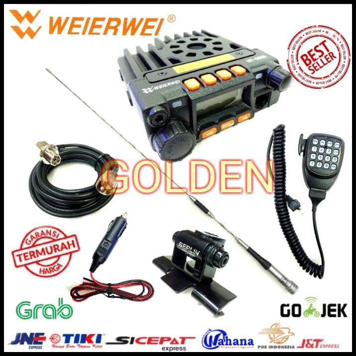 Jual Paket Radio Mobil Rig Mini Weierwei Uv 8900 Duelband Vhf-Uhf ...
