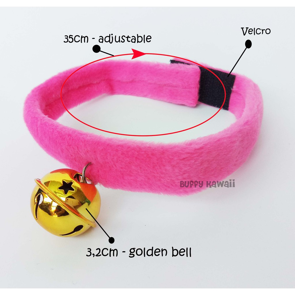 Jual Chocker lonceng bulat golden bell cosplay neko halloween kawaii ...