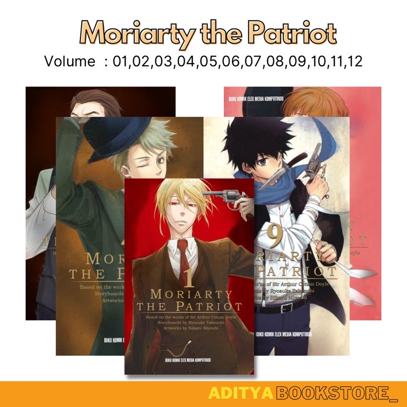 Jual Komik Moriarty The Patriot Vol 1,2,3,4,5,6,7,8,9,10,11,12,13,14 ...