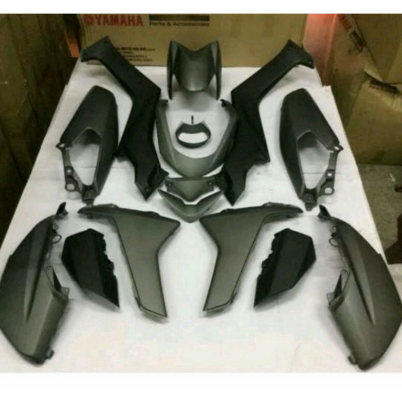 Jual FULL BODY HALUS YAMAHA NMAX OLD ABU-ABU ORIGINAL YAMAHA PART