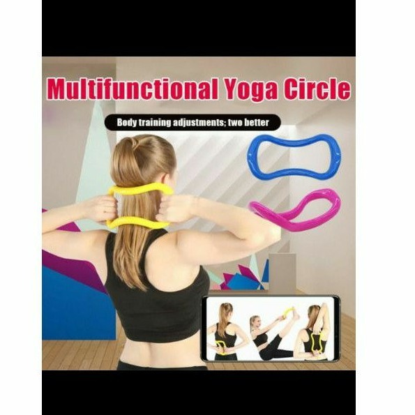 Jual Yomee Magic Ring Resistance Pilates Cirles Yoga Fitnes Shopee