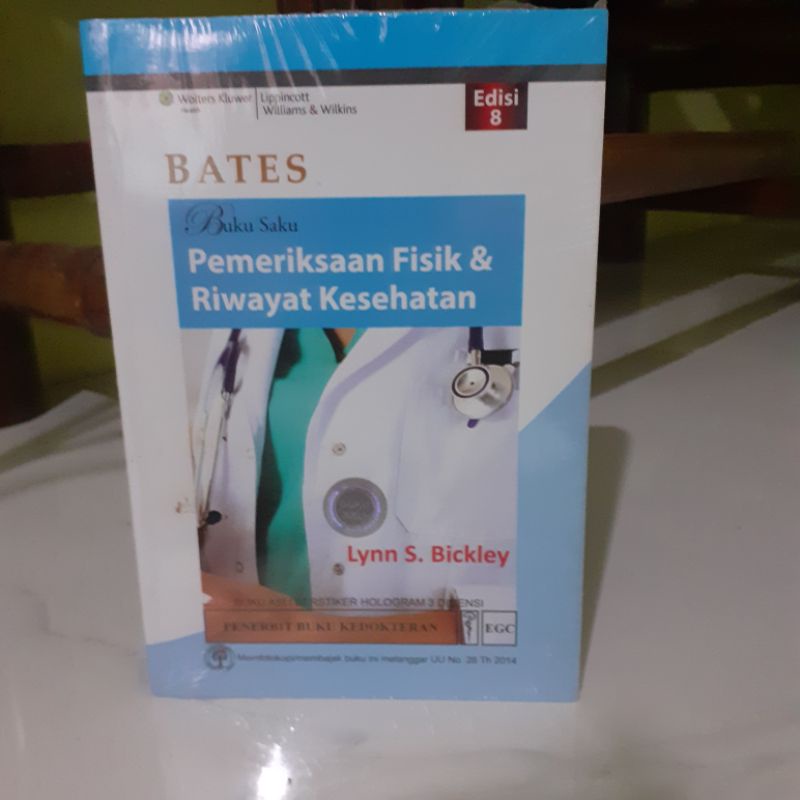 Jual Buku Saku Pemeriksaan Fisik & Riwayat Kesehatan Bates.Edisi 8.Buku ...