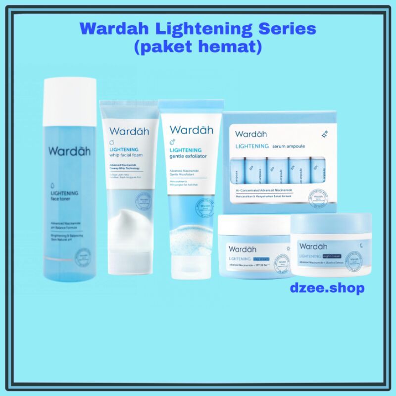 Jual WARDAH LIGHTENING SERIES PAKET HEMAT | Shopee Indonesia
