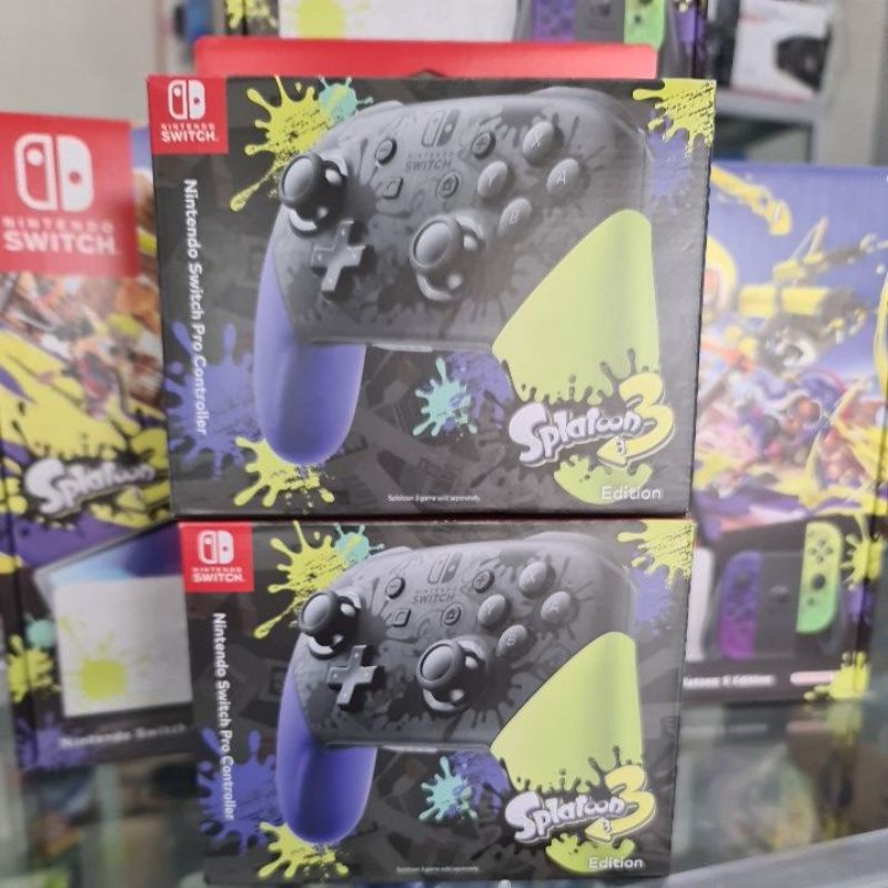 Jual Nintendo Switch Pro Controller Splatoon 3 Edition | Shopee Indonesia