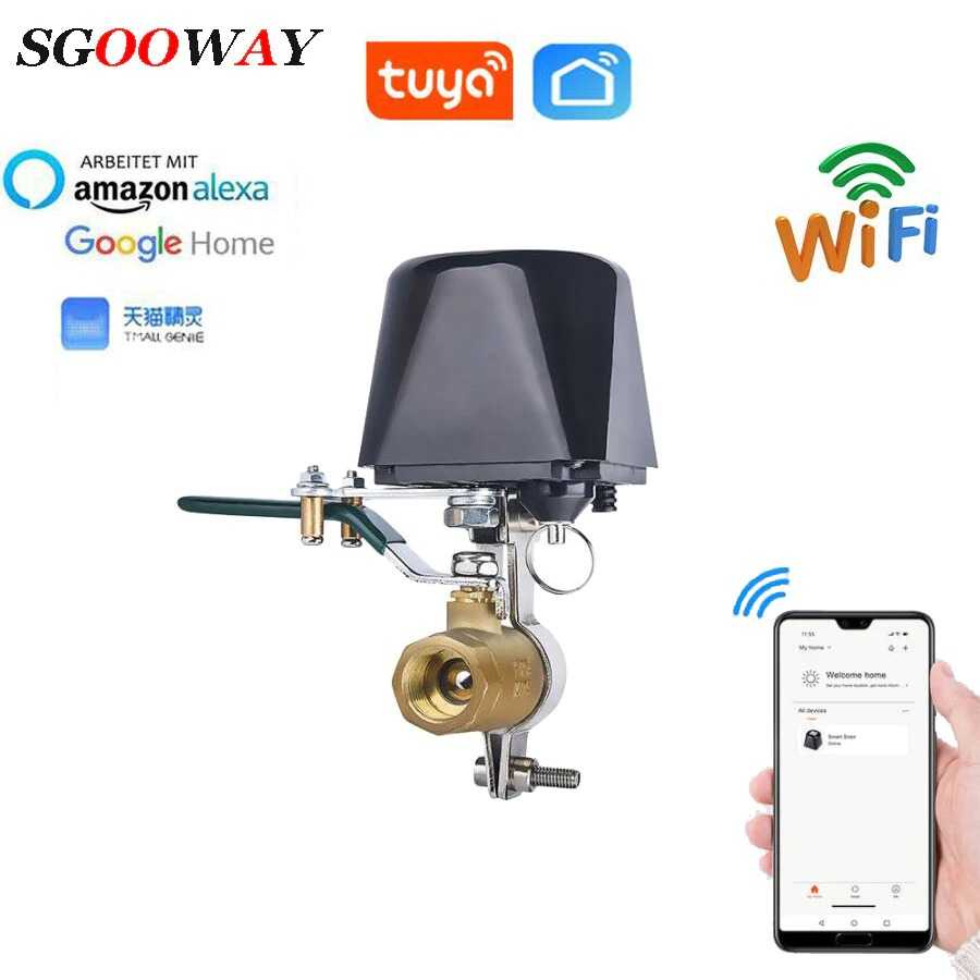 Jual Tuya Pengatur Gas Pintar Smart WiFi Control Water Valve Gas ...