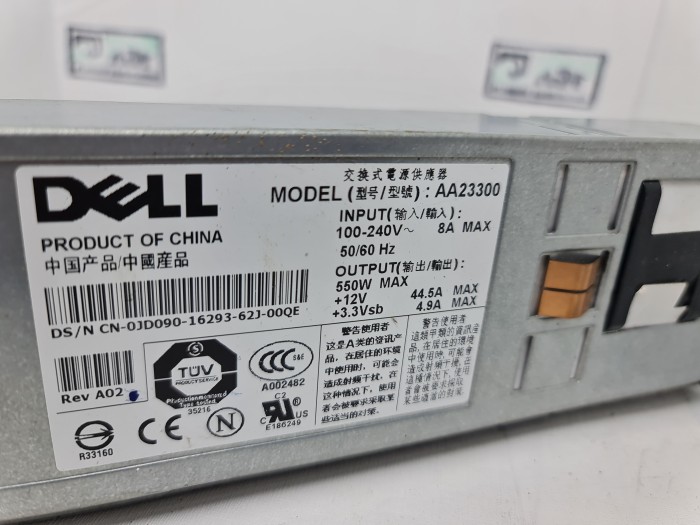 Jual PSU DELL 0JD090 – For Dell PowerEdge 1850 550W AA23300 | Shopee  Indonesia