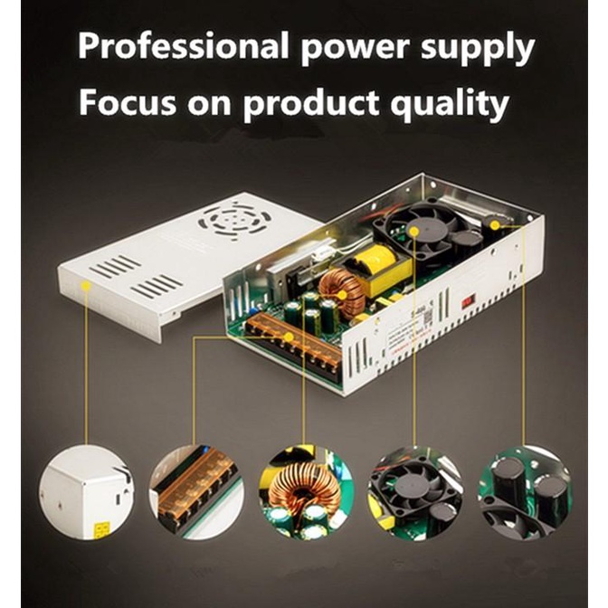 Jual Trans Former Power Supply Adaptor Switching 12V 30A / Trafo 12 ...