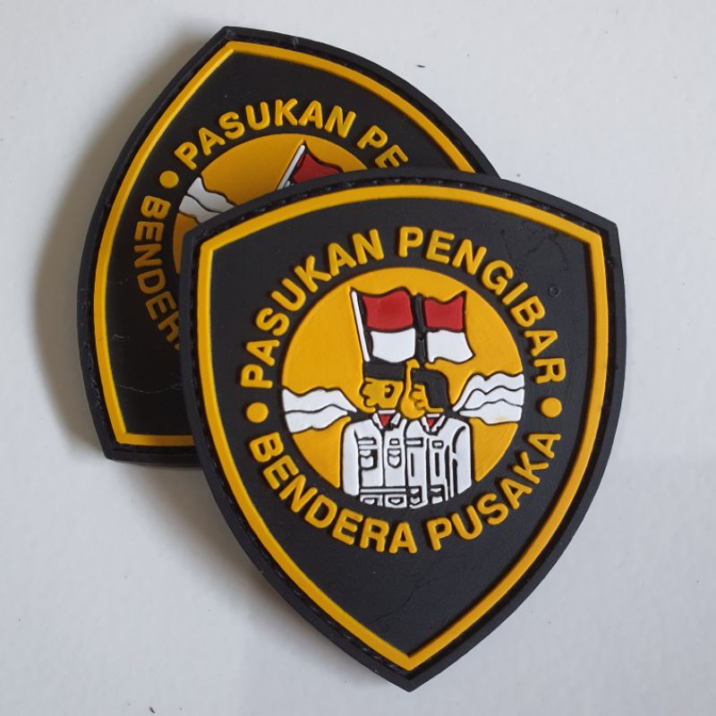 Jual Patch Rubber Logo Paskibra Pasukan Pengibar Bendera Pusaka