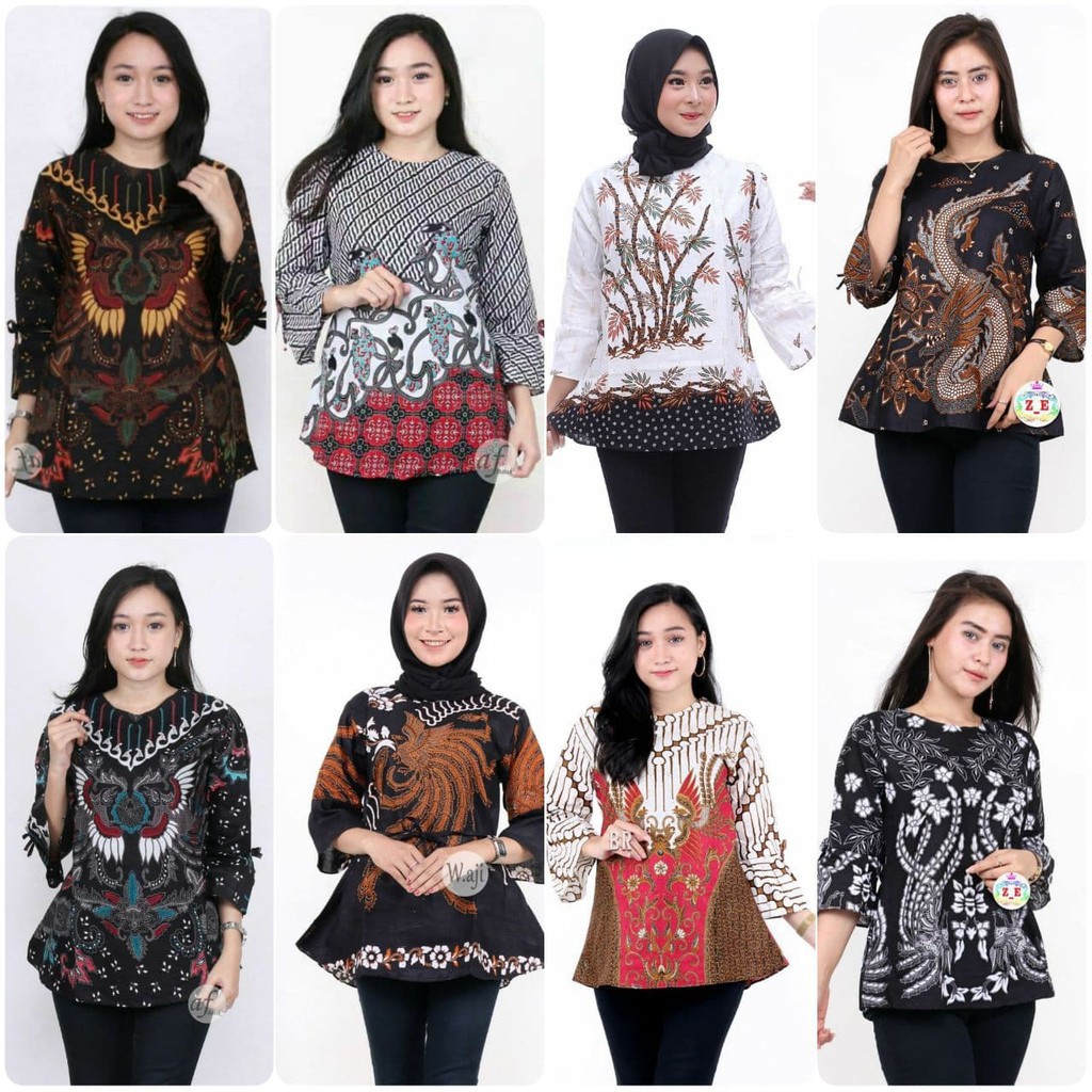 Jual Seragam Batik Atasan Wanita Seragam Kantor Seragam Nikahan GROSIR ...