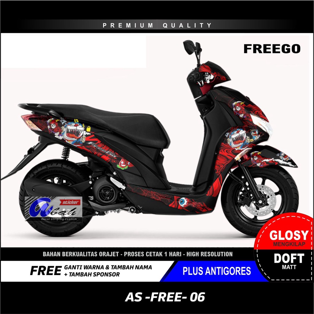 Jual Sticker Decal FREEGO Desain 06 Fullbody | Shopee Indonesia