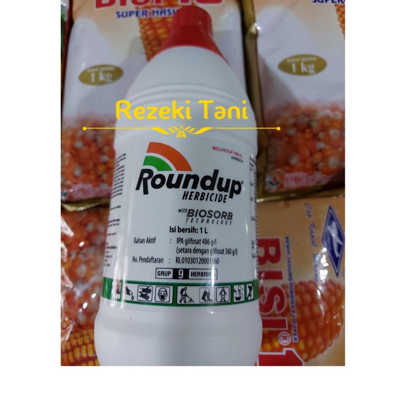 Jual Racun rumput herbisida round up kemasan 1 liter | Shopee Indonesia