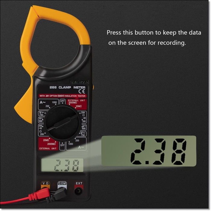 Jual Digital Clamp Multimeter Tang Ampere Meter Tester Taffware ...