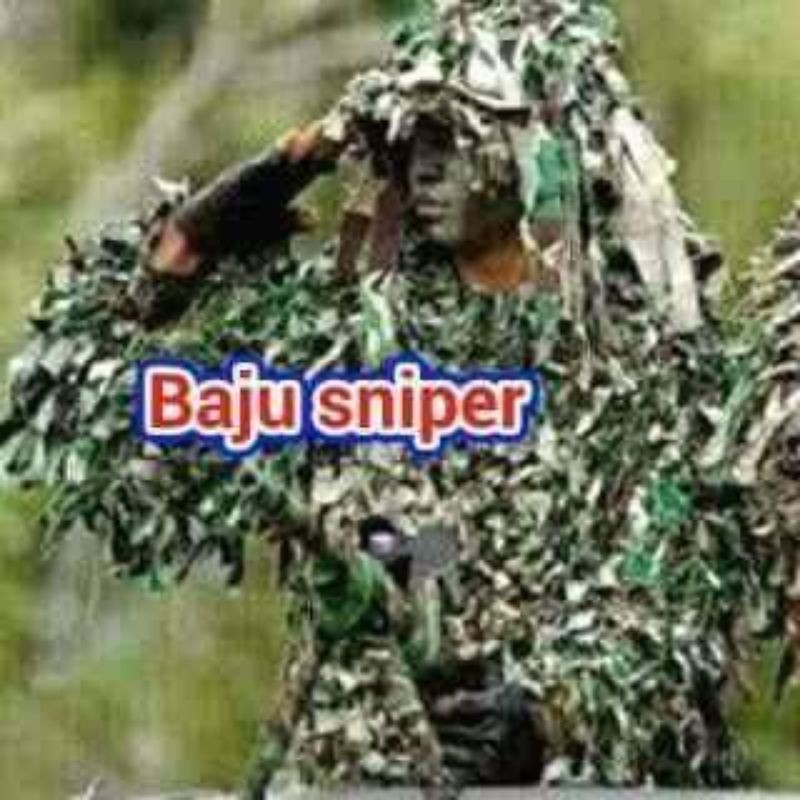 Jual Baju Sniper Loreng Kostum Karnaval Kamuflase Loreng Hantu Rimba ...