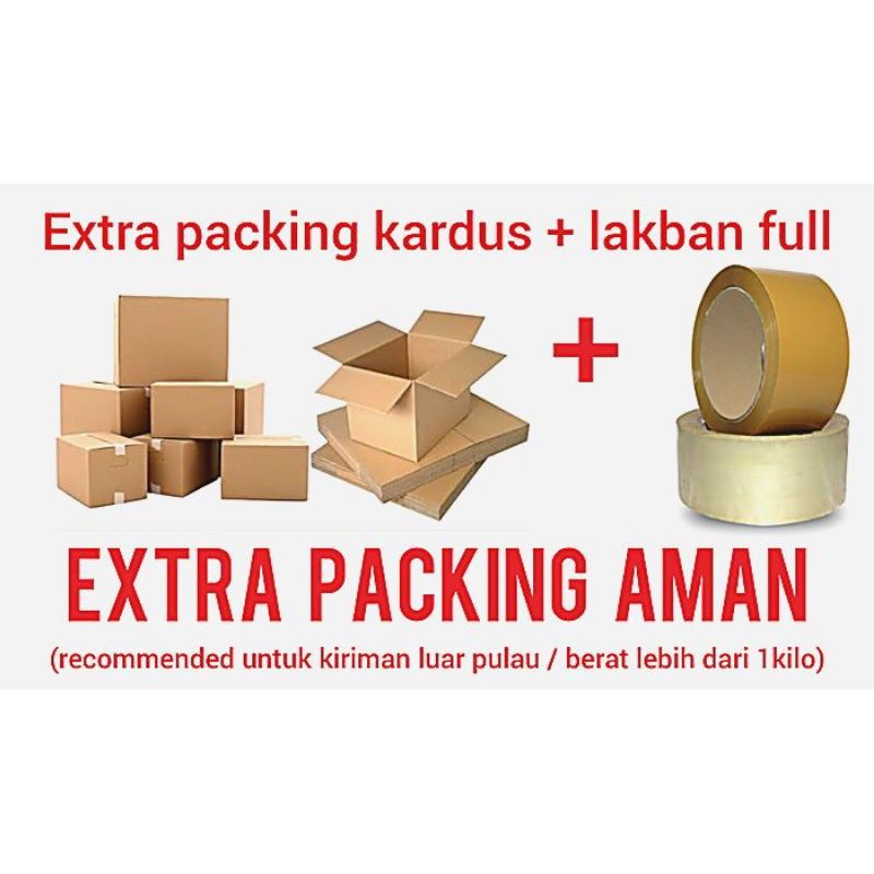 Jual PACKING TAMBAHAN / EKSTRA BIAR BARANGNYA LEBIH AMAN. | Shopee ...