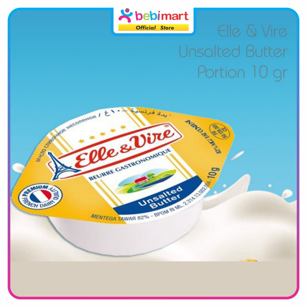 Jual ELLE VIRE UNSALTED BUTTER (UB) isi 2 10gr | Shopee Indonesia