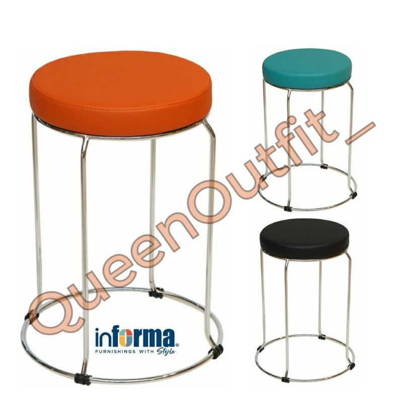 Jual Informa Stool Busa Neo Lounge Bangku Kursi besi Busa cafe bar ...