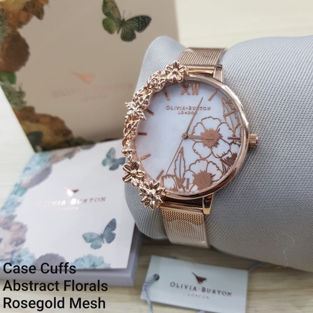 Olivia burton case cuff hotsell rose gold